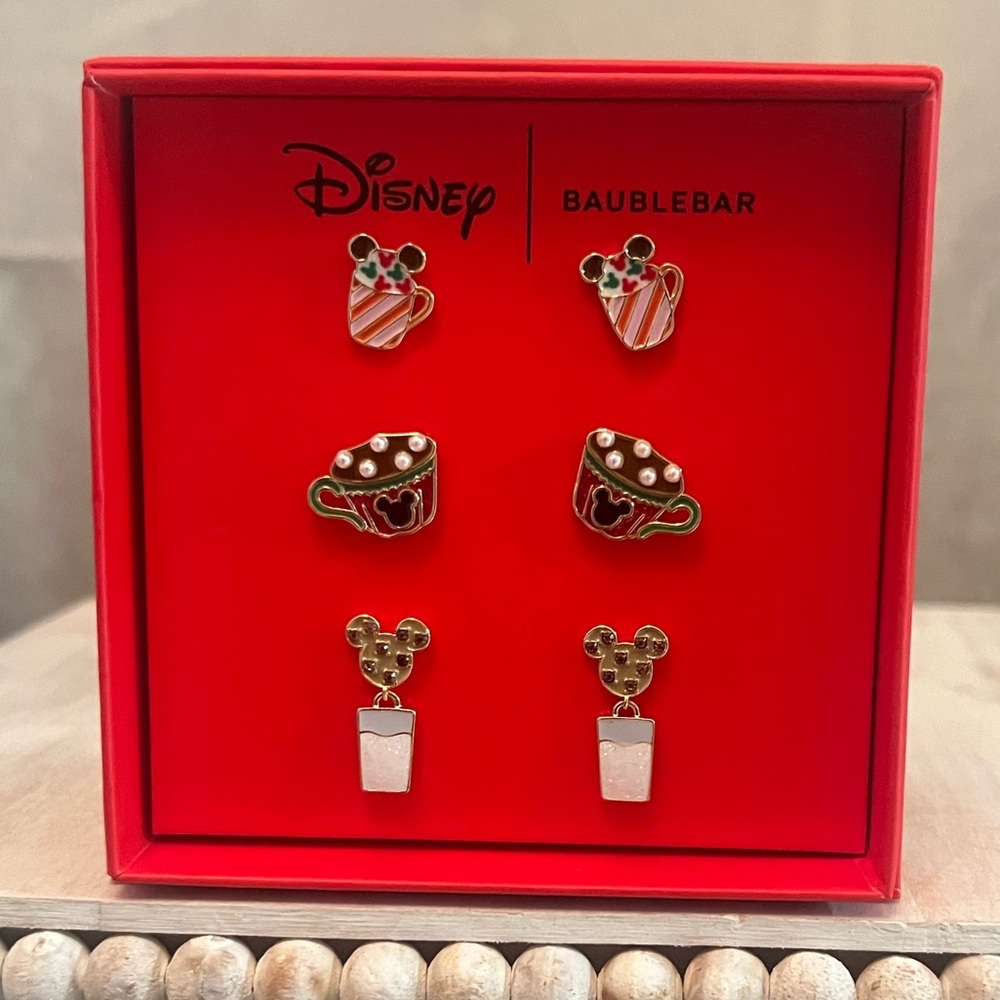 Disney x BaubleBar Holiday Earrings